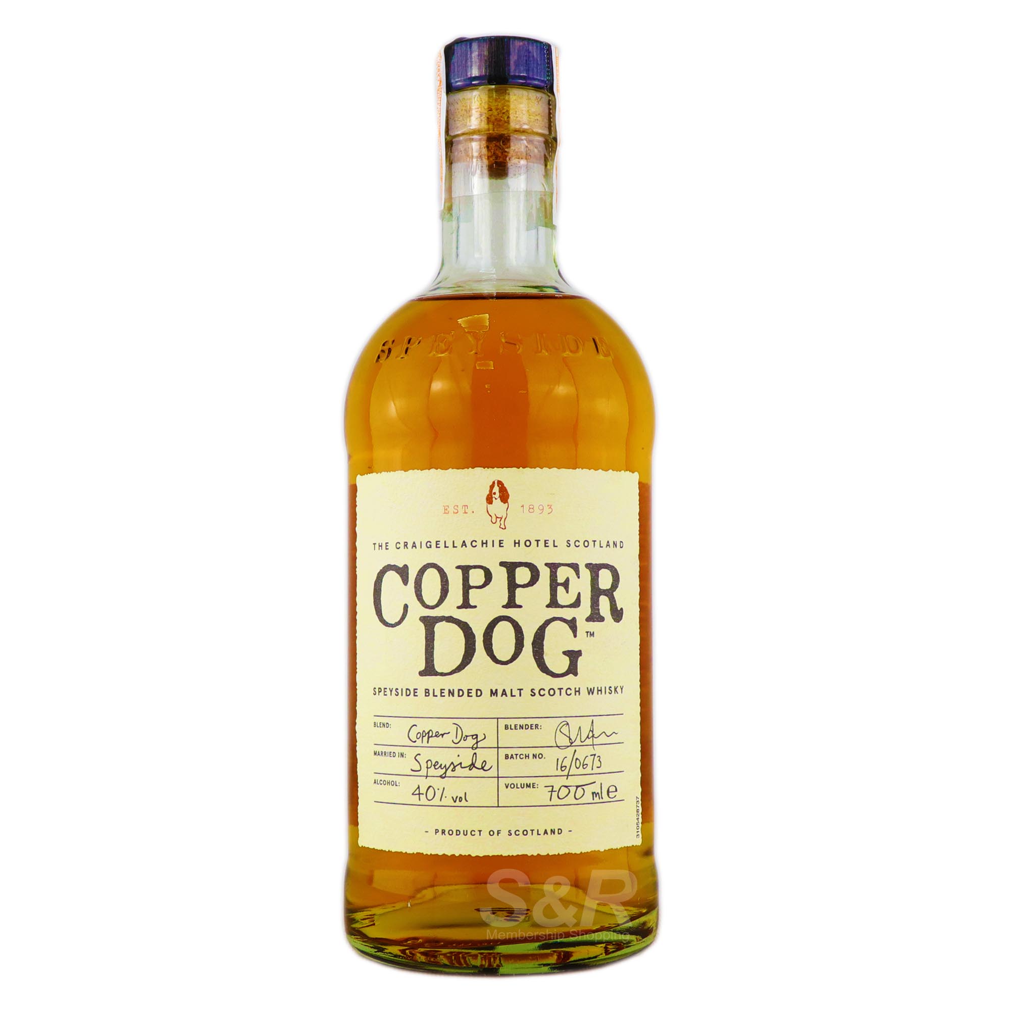 Copper Dog Malt Scotch Whisky 700mL
